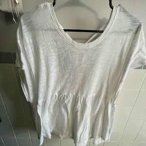 Cropped empire tee